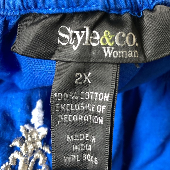 Never Worn 2X Style & CO. Woman Top - Picture 9 of 9